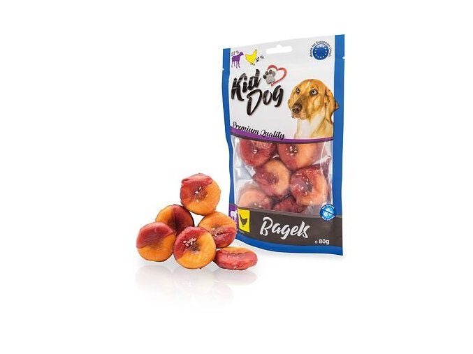 KIDDOG jehněčí & kuřecí Bagel 80 g