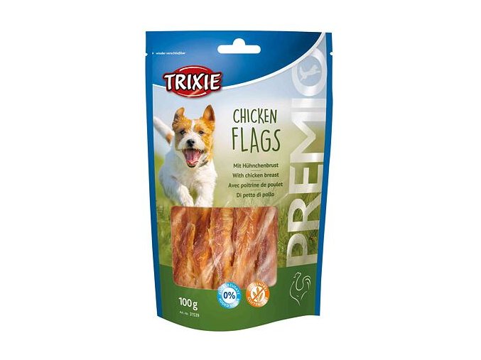 PREMIO Chicken Flags kuřecí prsa na buvolí tyčince 100 g