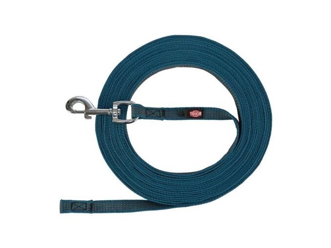 Stopovací vodítko pogumované, petrolejová (Velikost pogumovaného stopovacího vodítka L-XL: 15 m/17 mm)