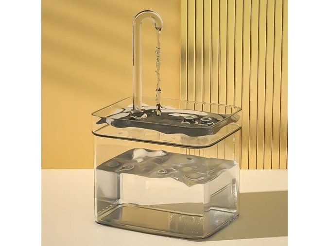Cat Water Fountain Auto Filter Transparent Cat Drinker USB Electric Mute Recirculate Filtering Drinker for Cats.jpg