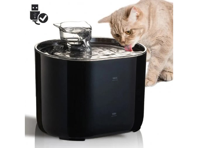 Cat Water Fountain Auto Recirculate Filtring Cats Dog Water Dispenser USB Electric Mute Pump Cat Ear.jpg (1)