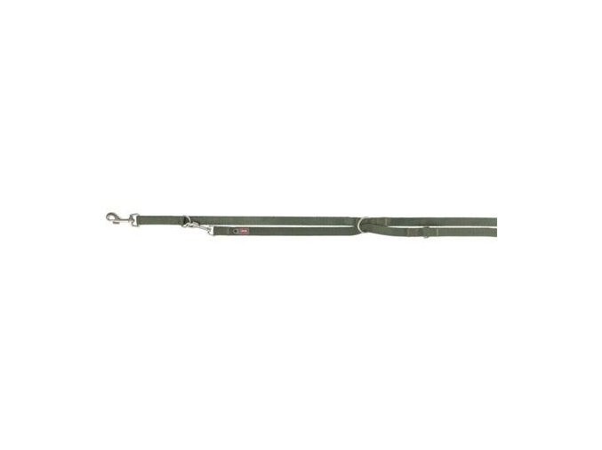 Vodítko PREMIUM prodlužovací, olivově zelená (Velikost vodítka PREMIUM prodlužovací M-L: 2,00 m/20 mm)