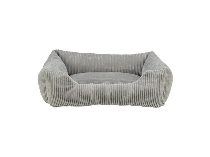 Vital Bed JONNA ortopedický obdélníkový pelech, manšestrový plyš, šedá (Velikost obdélníkového pelechu JONNA 100 x 70 cm)