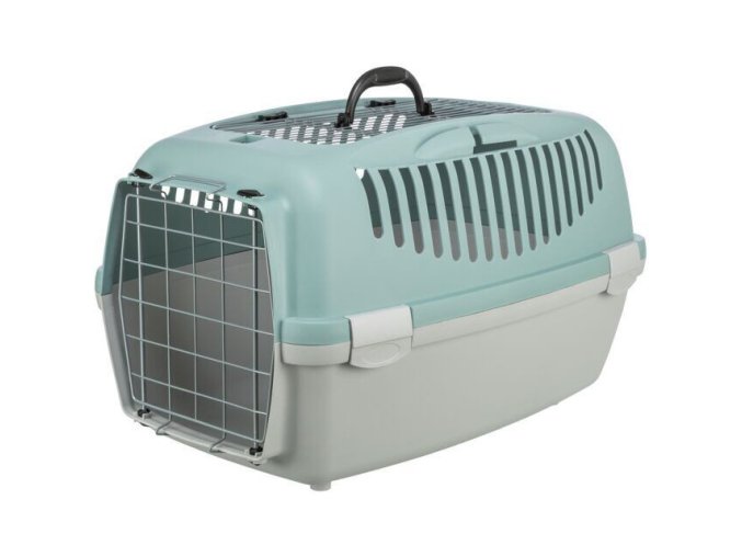 Transportní box CAPRI 3 Open Top, S: 40 x38 x 61 cm, výklopné otevírání, světlešedá/šalvějová