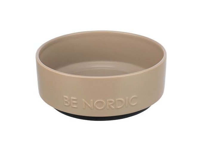 BE NORDIC keramická miska, šedohnědá