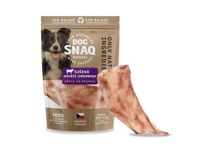 DOG SNAQ hovězí lopatková chrupavka sušená 1 ks