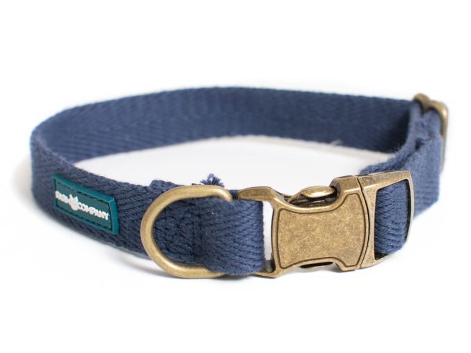 Farm Company ekologicky šetrný obojek pro psy ze sojových vláken 2cm/28-40cm námořnická modrá