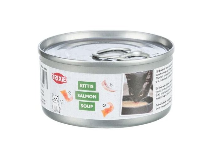 Salmon Soup losos & kuře - tekutý pamlsek pro kočky, (BAL 4 x 80 g)