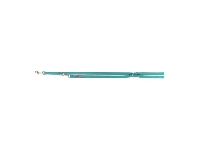 Vodítko PREMIUM prodlužovací dvouvrstvé, aqua (Velikost vodítka PREMIUM prodlužovací M-L: 2,00 m/20 mm)