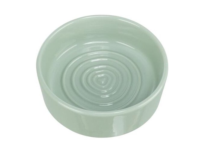 Keramická miska Viviana s letokruhy a srdíčkem, šalvěj (Velikost keramické misky Viviana 1,4 l/ ø 20 cm)