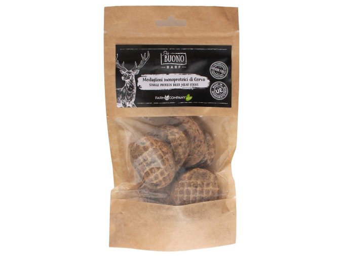 Farm Company Single protein - jelení pamlsky penízky 70g