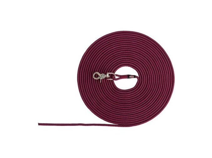 Stopovací vodítko kulaté, vypouštěcí karabina, sangria (Velikost kulatého stopovacího vodítka s karabinou S-M: 20 m/ 6 mm)