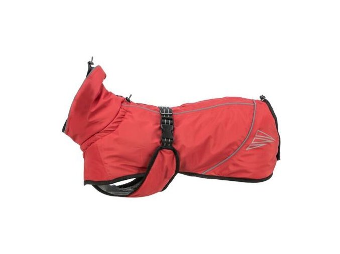 EXPLORE zimní termo-bunda pro psy, červená (Velikost oblečku EXPLORE L: 62cm, hruď: 64-98cm, krk: až k 70cm)