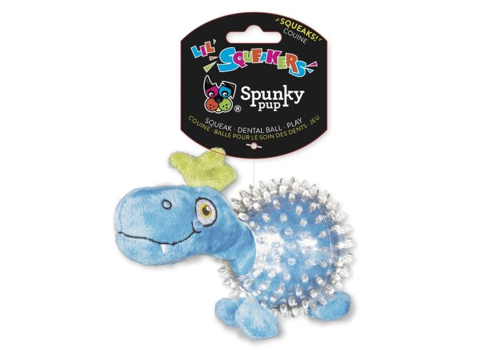 Dinosaurus v průhledném míčku Spunky Pup 17cm
