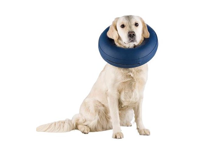Ochranný nafukovací límec proti lízání a kousání ran (XXS: obvod krku: 14-18 cm/ 6,5 cm)