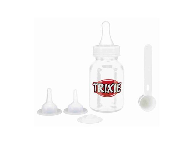 Kojenecký set, láhev 120 ml, 3 dudlíky, odměrka TRIXIE