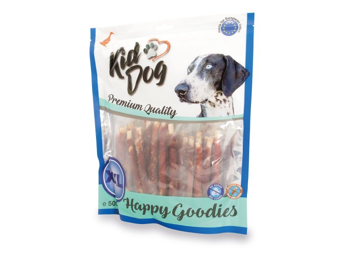 KIDDOG kachní masíčko na buvolí tyčince - 8 mm/12 cm 500 g
