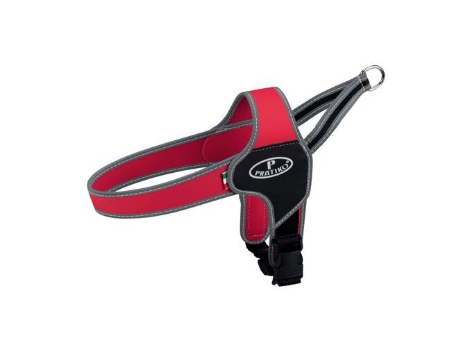 PRATIKO norwegian postroj Apollo, červený (Velikost postroje PRATIKO NORWEGIAN APOLLO XXS-XS:hruď:28-33cm)