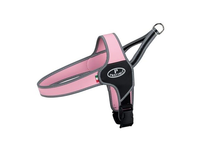 PRATIKO norwegian postroj Apollo, růžový (Velikost postroje PRATIKO NORWEGIAN APOLLO XXS-XS:hruď:28-33cm)