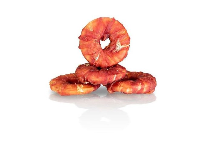 KIDDOG BUFFET kachní masíčko na buvolím kroužku 9 cm (1 ks)
