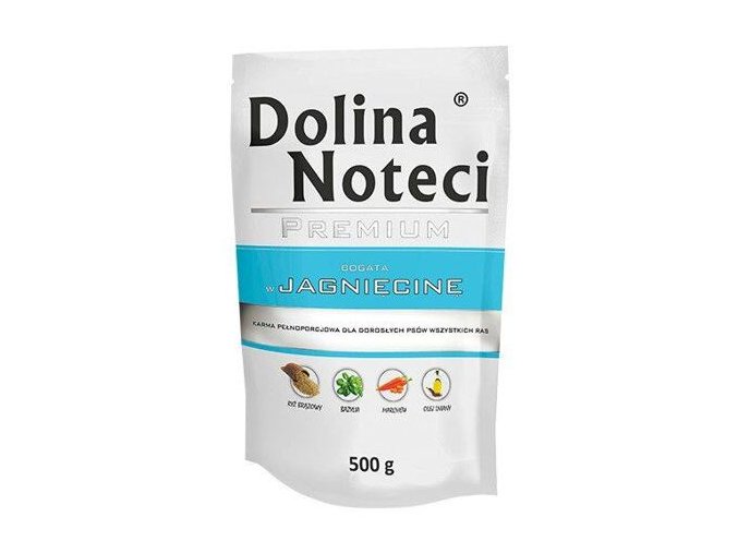 DOLINA NOTECI PREMIUM jehněčí kapsička pro psy 500 g
