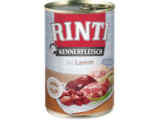 Rinti PUR Dog konzerva jehněčí 400 g