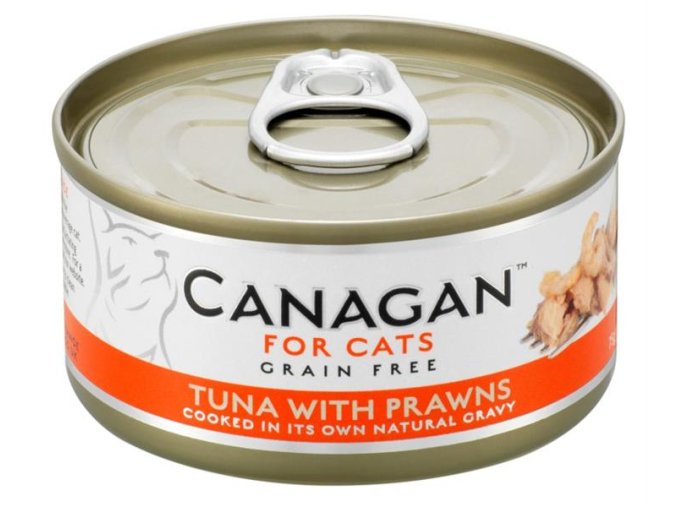 Canagan Cat konzerva - Tuňák a krevety 75 g