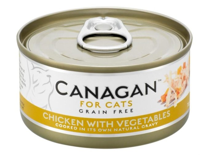 Canagan Cat konzerva - Kuře se zeleninou 75 g