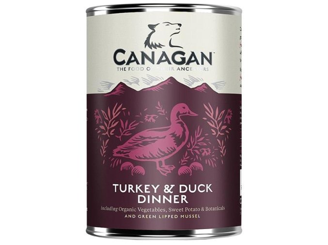Canagan Dog konzerva - Krůta a Kachna 400 g