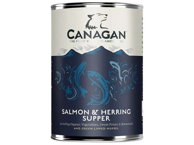 Canagan Dog konzerva - Losos a Sleď 400 g