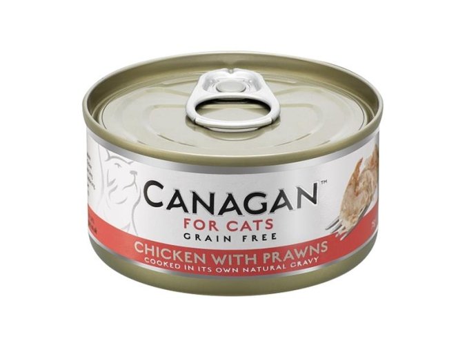 Canagan Cat konzerva - Kuře a Krevety 75 g