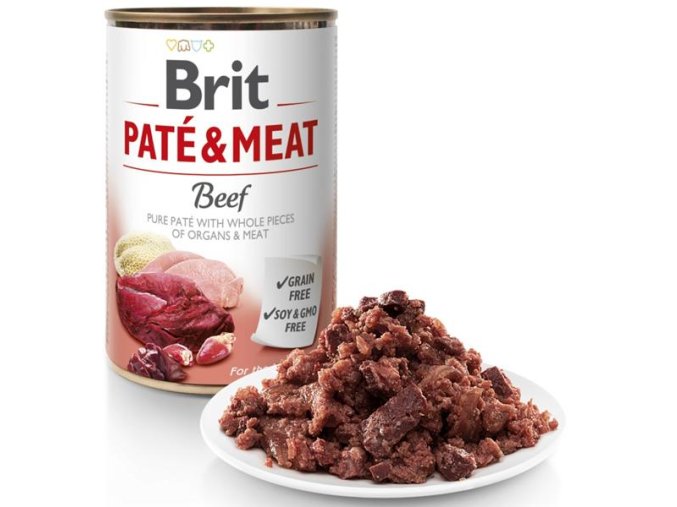 Brit Paté & Meat konzerva Beef 400 g