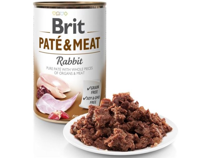Brit Paté & Meat konzerva Rabbit 400 g