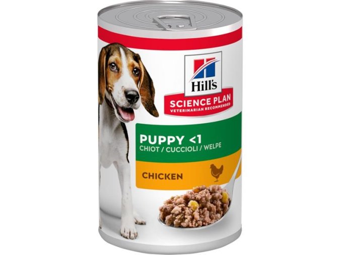 Hill's Science Plan Canine Puppy Chicken konzerva 370 g