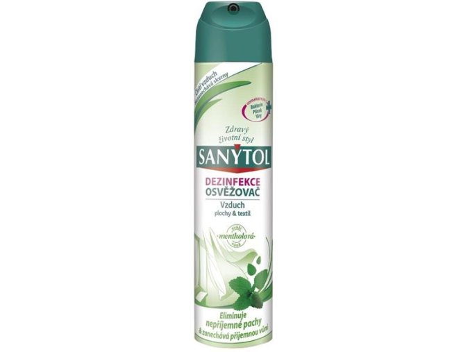Sanytol dezinfekční osvěžovač vzduchu-mentolová vůně 300 ml