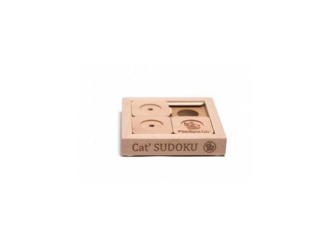 Hlavolam pro malé psy kočky Sudoku SMALL Basic od My Intelligent Pets / obtížnost 1