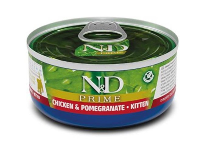 N&D PRIME Cat konzerva Chicken & Pomegranate Kitten 70 g