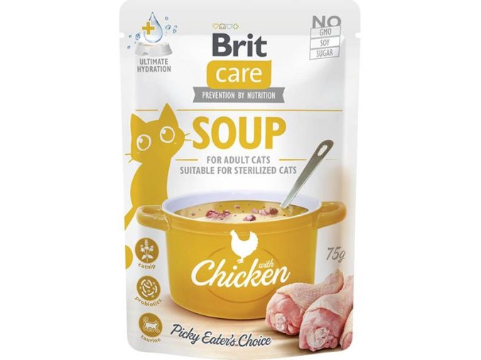 Brit Care Cat Soup with Chicken, 75 g