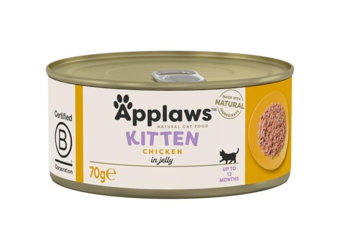 Applaws Kitten konzerva jemné kuře 70 g