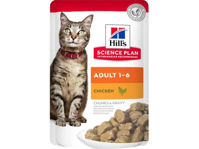 Hill's Science Plan Feline Adult Chicken kapsička (Multipack 12 x 85 g)