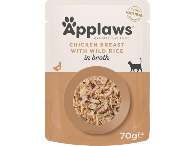 Applaws Cat kapsička kuřecí prsa a divoká rýže 70 g