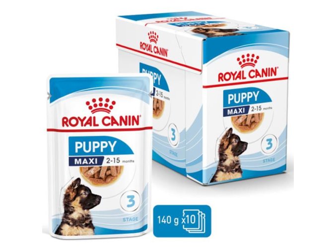 Royal Canin Canine kapsička Maxi Puppy (Multipack 10x140 g)