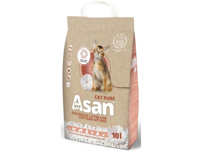 Podestýlka cat Asan - Pure 10 l
