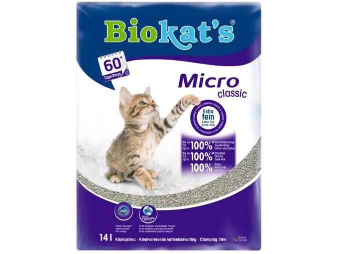 Podestýlka Cat Biokat's Micro Classic 14l