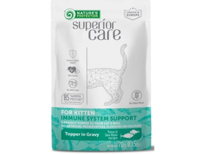 Nature's Protection Cat kapsička Superior Care Kitten Immune Support 70 g