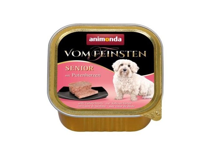 ANIMONDA paštika SENIOR - krůtí srdíčka pro starší psy 150 g