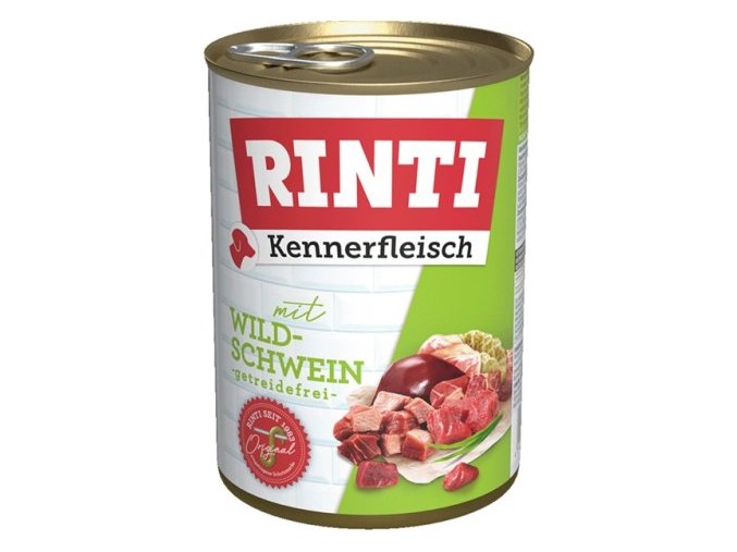Rinti Dog konzerva divočák 400 g