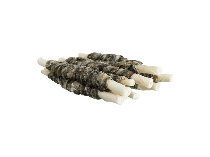 DentaFun tyčinka svázaná rybím masem 10 ks, 12 cm/75 g