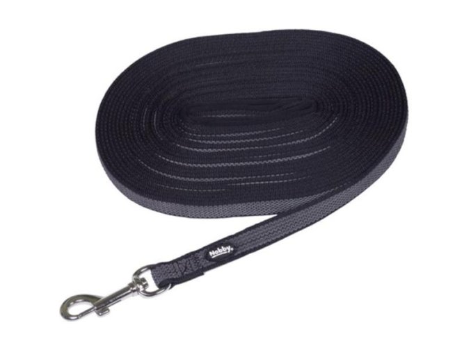 Vodítko stop pogumované Nobby 17 mm x 5 m černé