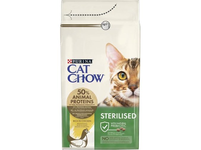 Purina Cat Chow Sterilized kuře 1,5 kg